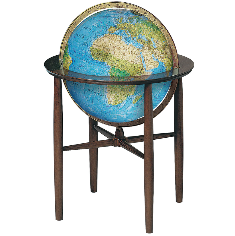 Replogle Globes - Austin English Globe 16"/40.5 cm Illuminated Antique Ocean