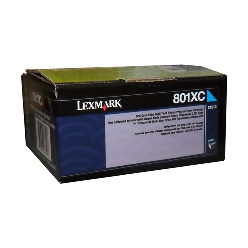 Lexmark 80C1Xc0 Toner Cyan Extra Haut Rendement-PG TECH