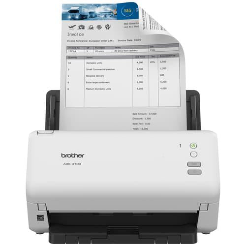 Brother ADS-3100 Scanner de bureau haute vitesse pour les petits bureaux et bureaux à domicile-PG TECH