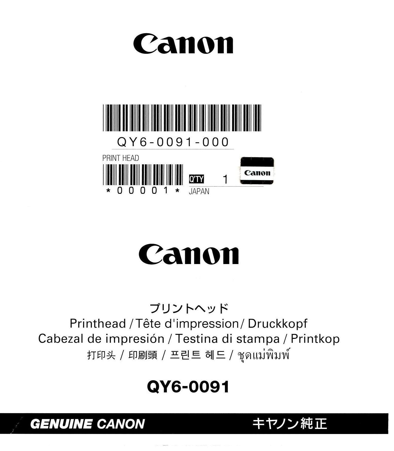 Canon QY6-0091-020 Tête d'impression-PG TECH