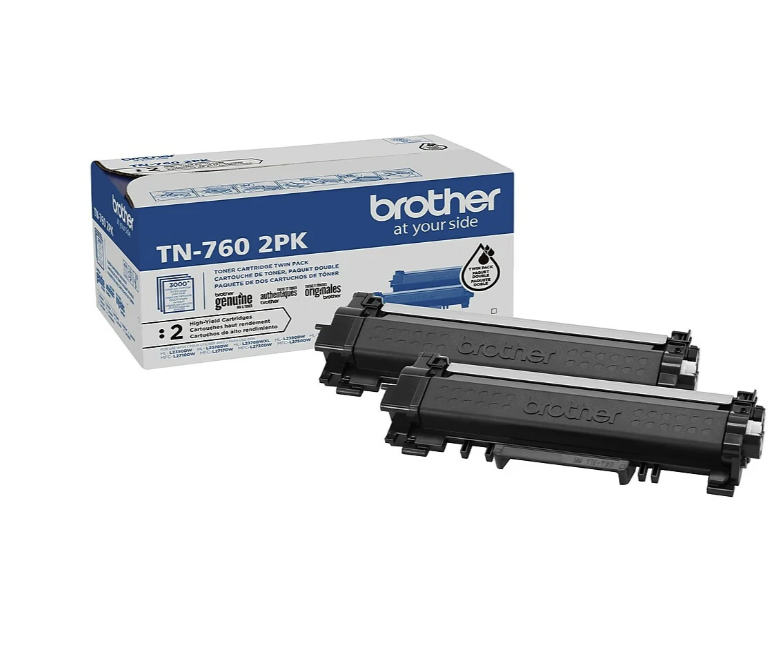 BROTHER TN7602PK Brother TN760 2PK Toner Cartridge Multipack