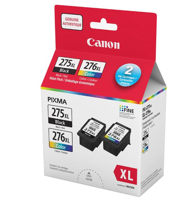 Canon Combo XL Encre Noire et Couleur PG275XL + CL276XL 4981C006