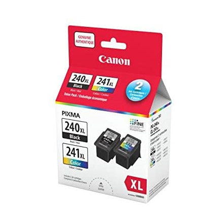 Canon Combo XL Encre Noire et Couleur PG240XL + CL241XL 5206B020-PG TECH