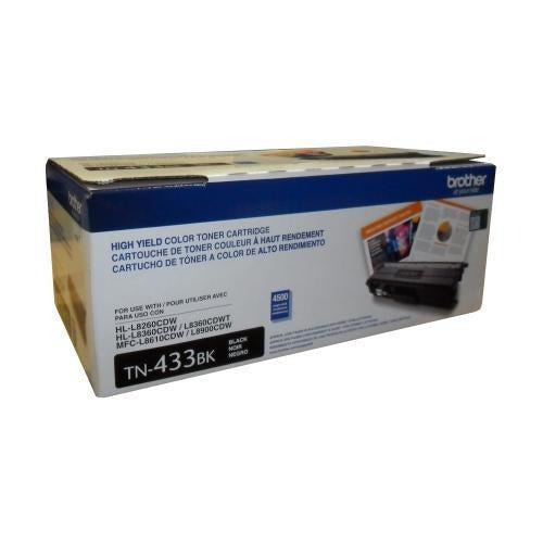 Brother TN433BK Toner Noir Haut Rendement 4.5K-PG TECH