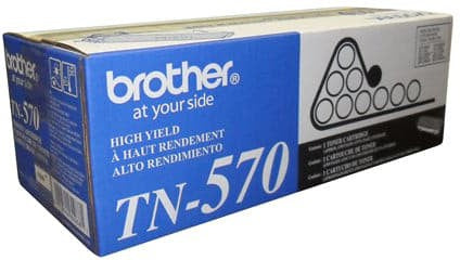 Brother tn570 cartouche de toner noir haut rendement originale