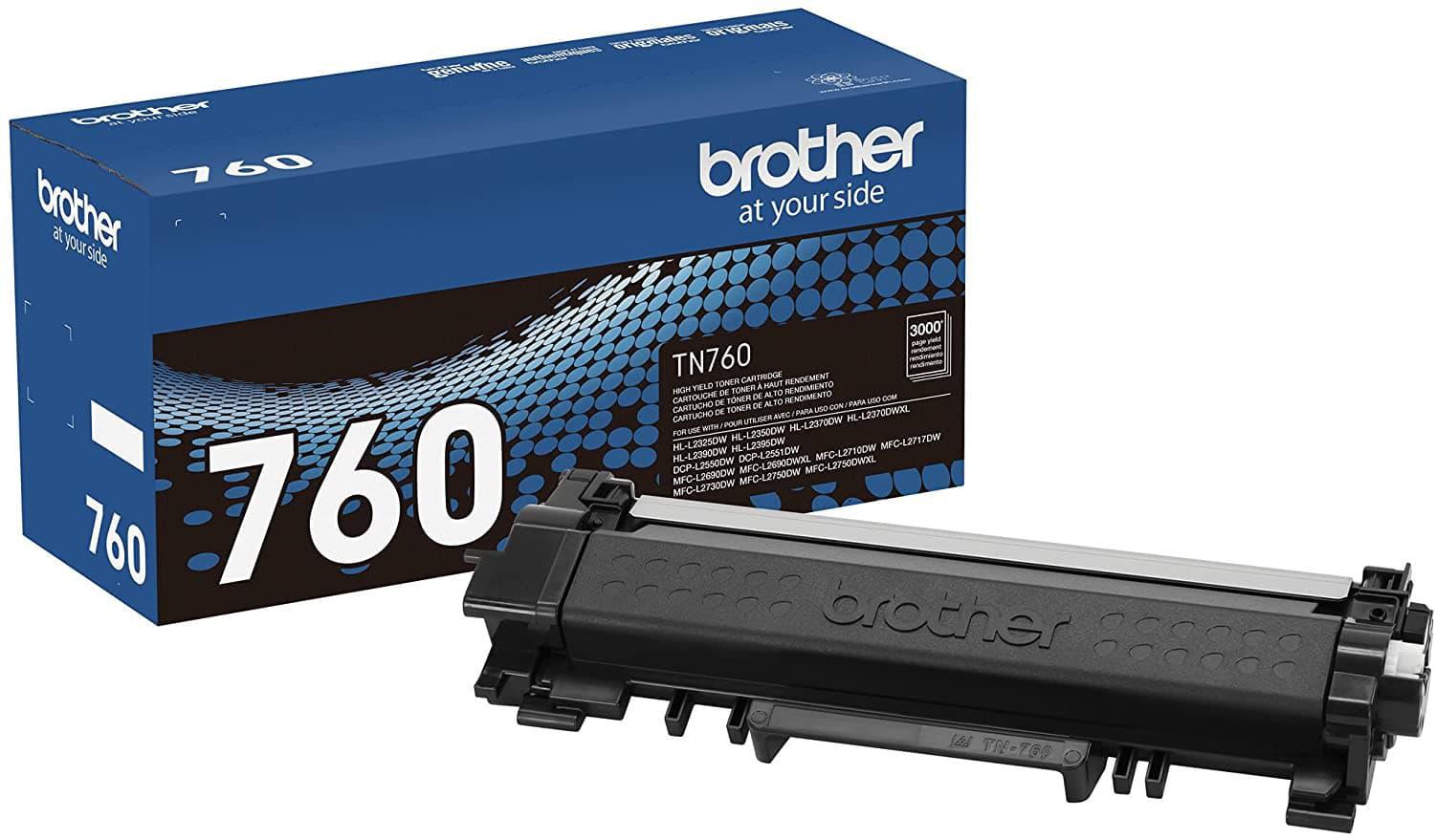 Brother TN760 Toner Noir Haut Rendement-PG TECH