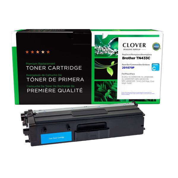 CIG Toner Cyan Haut Rendement Brother TN433C-PG TECH