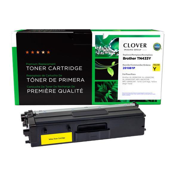 CIG Toner Jaune Haut Rendement Brother TN433Y-PG TECH