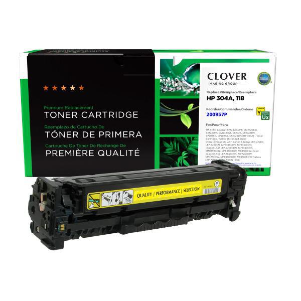 CIG Toner Jaune Haut Rendement HP CC532A-PG TECH