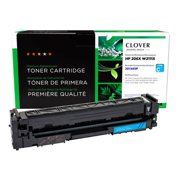 CIG Toner Cyan Haut Rendement HP 206X (W2111X)-PG TECH