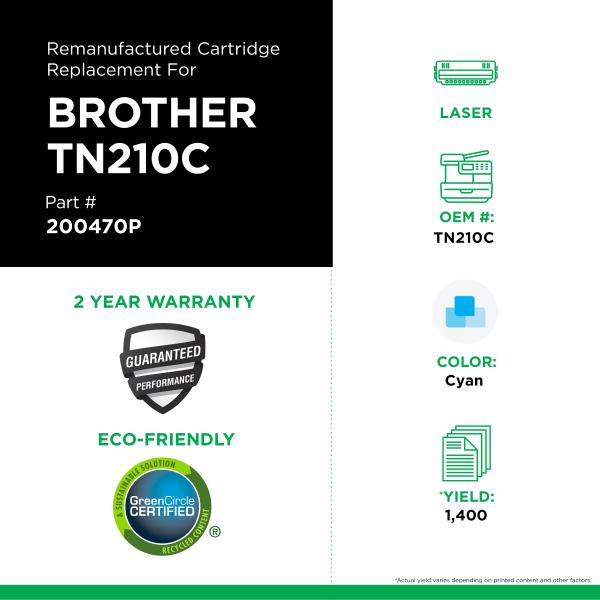 CIG Toner Cyan Brother TN210C-PG TECH