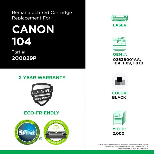 CIG Toner Canon 104/FX9/FX10 (0263B001A)-PG TECH