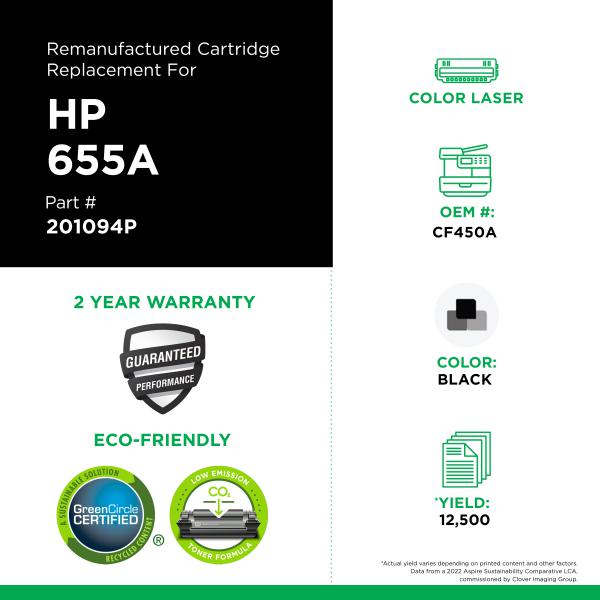 CIG Toner Noir HP 655A (CF450A)-PG TECH