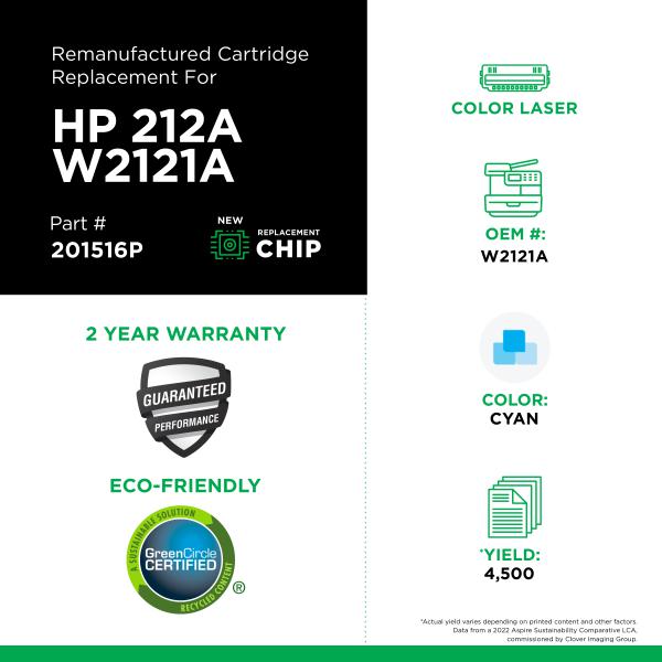 CIG Toner Cyan HP 212A (W2121A)-PG TECH