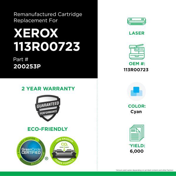 CIG Toner Cyan Xerox 113R00723-PG TECH