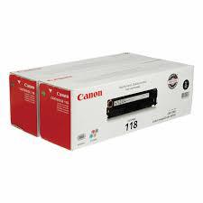 Canon 118 ensemble (2) s de Toner Noir 2662B004-PG TECH