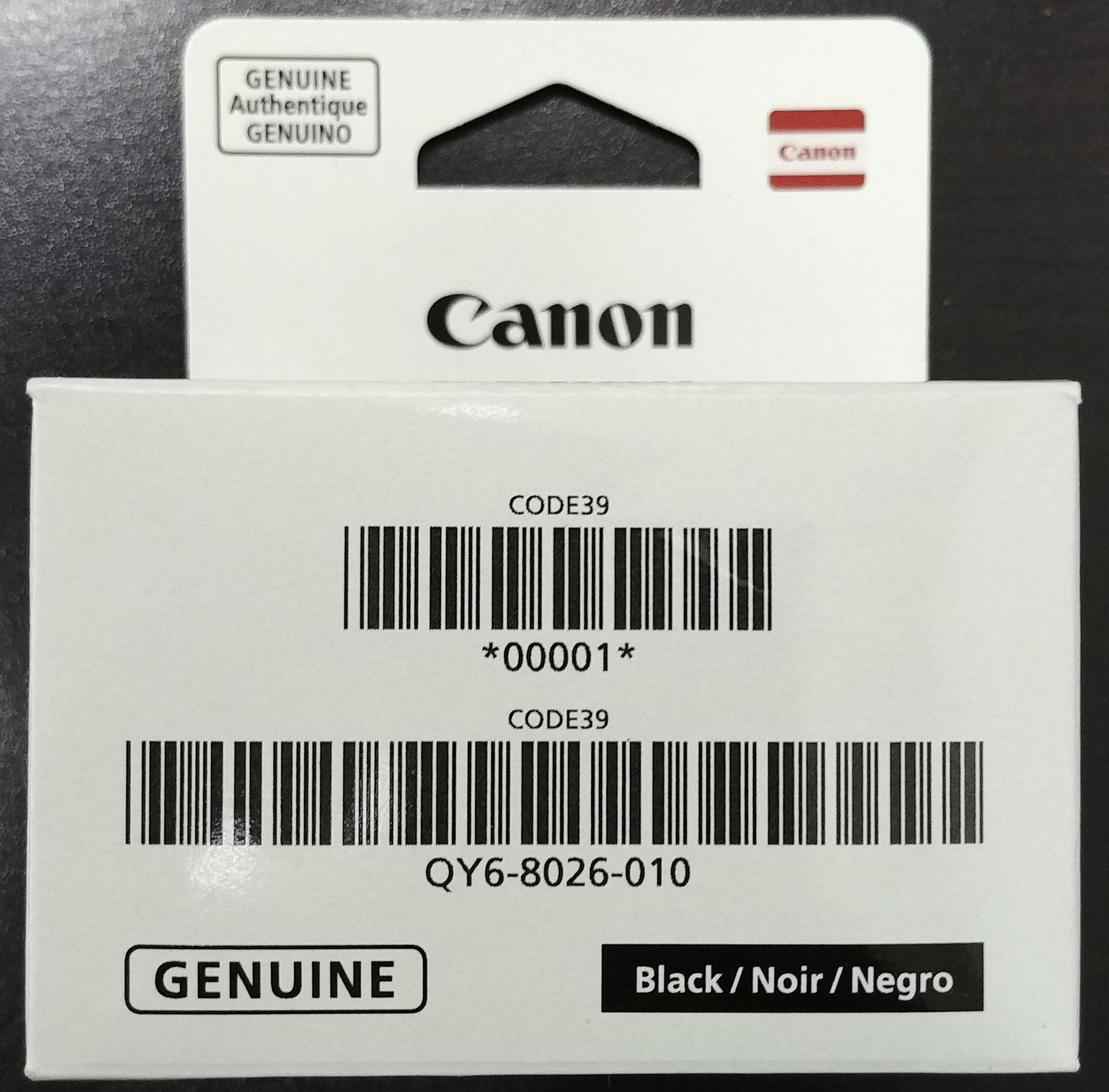 Canon QY6-8026-010 Pixma Megatank Tête d'impression Noir-PG TECH