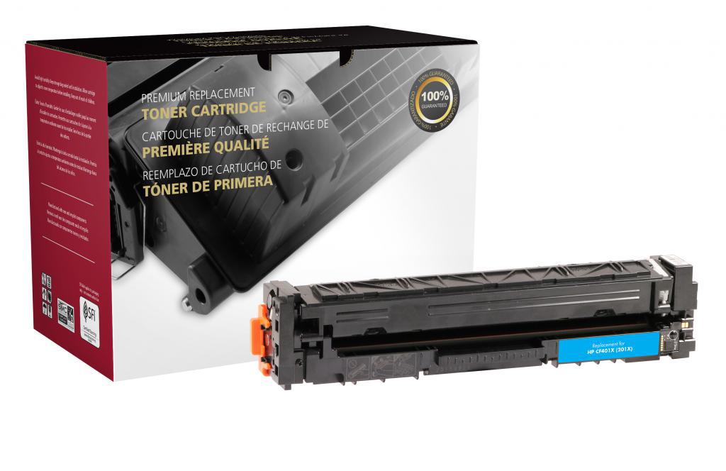 CIG Toner Cyan Haut Rendement HP CF401X (HP 201X)-PG TECH