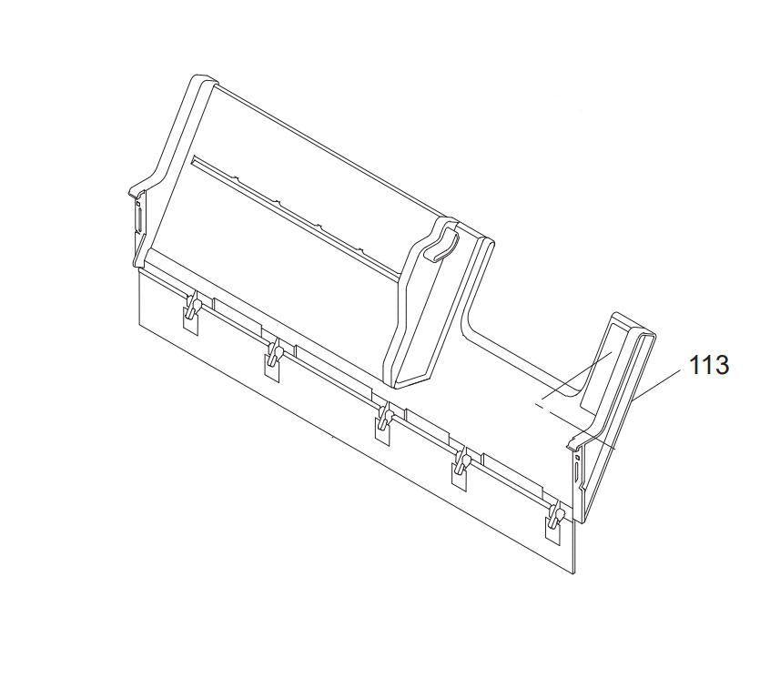 Epson PN 1451569 Paper Support Manual Assy-PG TECH