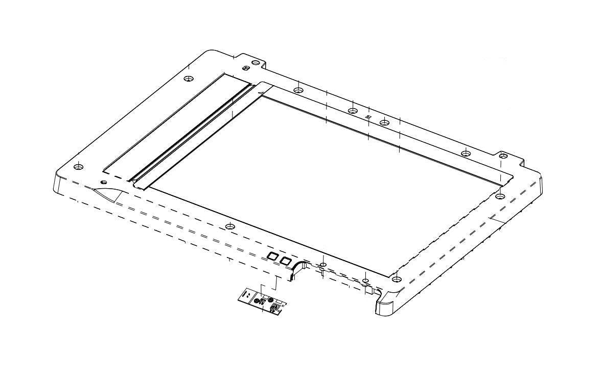 Epson PN 1583885 Cover Glass Upper Assy-PG TECH