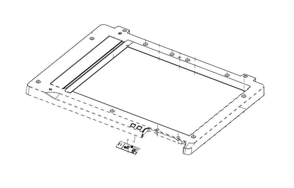 Epson PN 1583885 Cover Glass Upper Assy-PG TECH