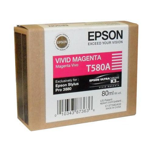 Epson T580A00 D’Encre Ultrachrome K3 Magenta Vif-PG TECH