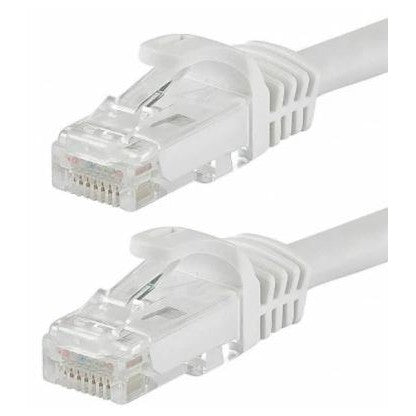 Ethernet Cat6, T568B, CCA, Blanc, 10 pi.