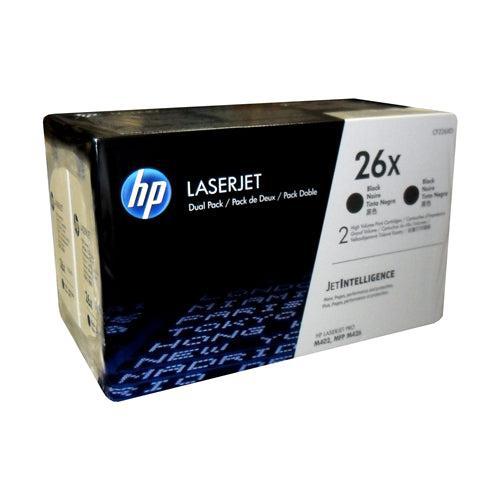 HP CF226XD ensemble (2) de s de Toner Noir Haut Rendement 26X-PG TECH