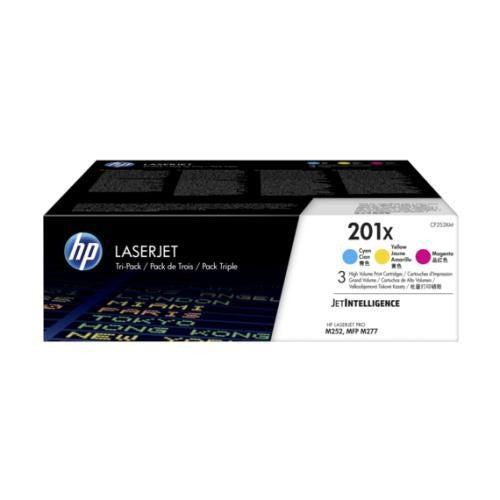 HP CF253XM ensemble (3) de s de Toner Cyan Magenta Jaune 201X-PG TECH