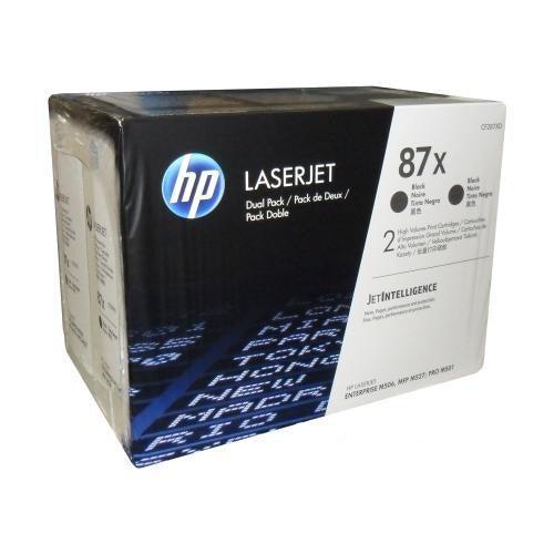 HP CF287XD ensemble (2) de s de Toner Noir 87X-PG TECH