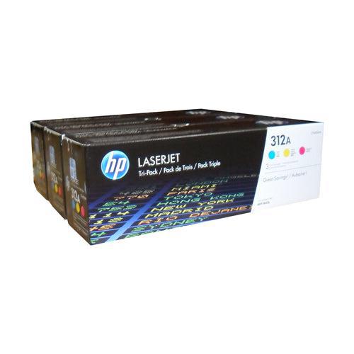 HP CF440AM ensemble (3) de s de Toner Cyan Magenta Jaune #312A-PG TECH