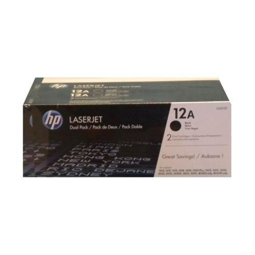 HP Q2612D ensemble (2) de s de Toner Noir 12A-PG TECH