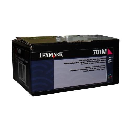 Lexmark 70c10m0 cartouche de toner magenta haut rendement originale