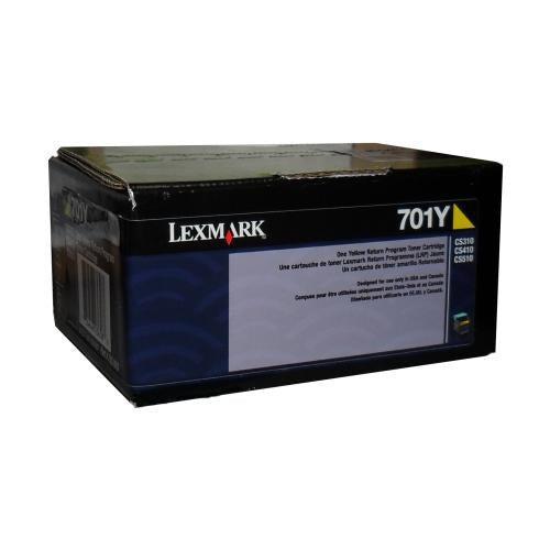 Lexmark 70C10Y0 Toner Jaune Haut Rendement-PG TECH