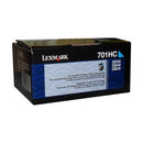 Lexmark 70c1hc0 cartouche de toner cyan haut rendement originale