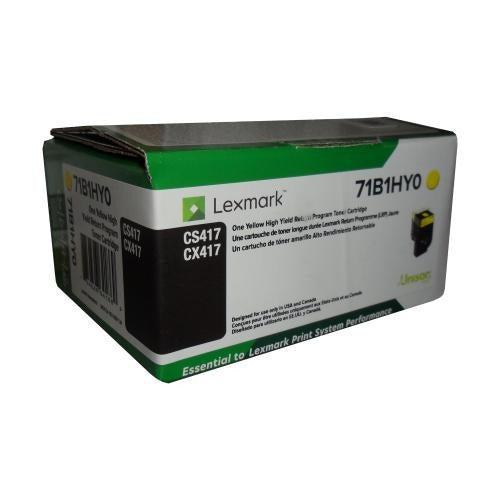 Lexmark 71B1Hy0 Toner Jaune Haut Rendement-PG TECH