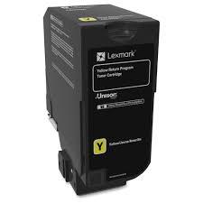 Lexmark 74C10Y0 Toner Jaune-PG TECH