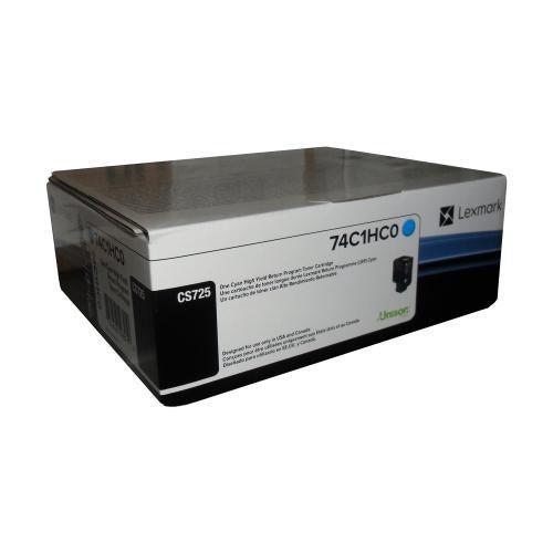 Lexmark 74C1Hc0 Toner Cyan Haut Rendement 12K-PG TECH