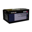 Lexmark 80c10m0 cartouche de toner magenta originale