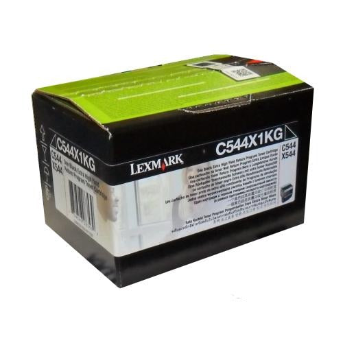Lexmark c544x1kg cartouche de toner noir extra haut rendement originale