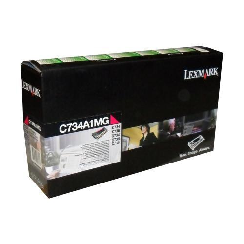 Lexmark C734A1Mg Toner Magenta Haut Rendement-PG TECH