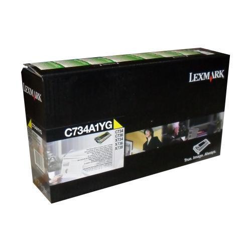 Lexmark C734A1Yg Toner Jaune Haut Rendement-PG TECH