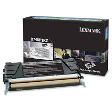 Lexmark x746h1kg cartouche de toner noir haut rendement originale
