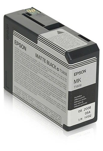 Epson T580800 Ultrachrome Ink Cartridge matte black