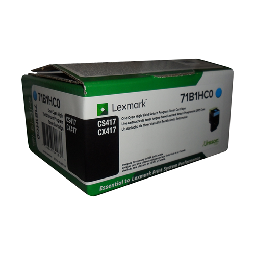 Lexmark Cs/Cx417, 517 Cyan 3.5K Toner 71B1Hc0-PG TECH