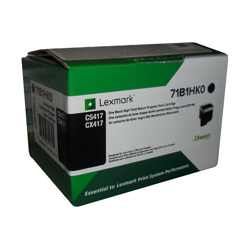 Lexmark Cs/Cx417, 517 Noir 6K Toner 71B1Hk0-PG TECH